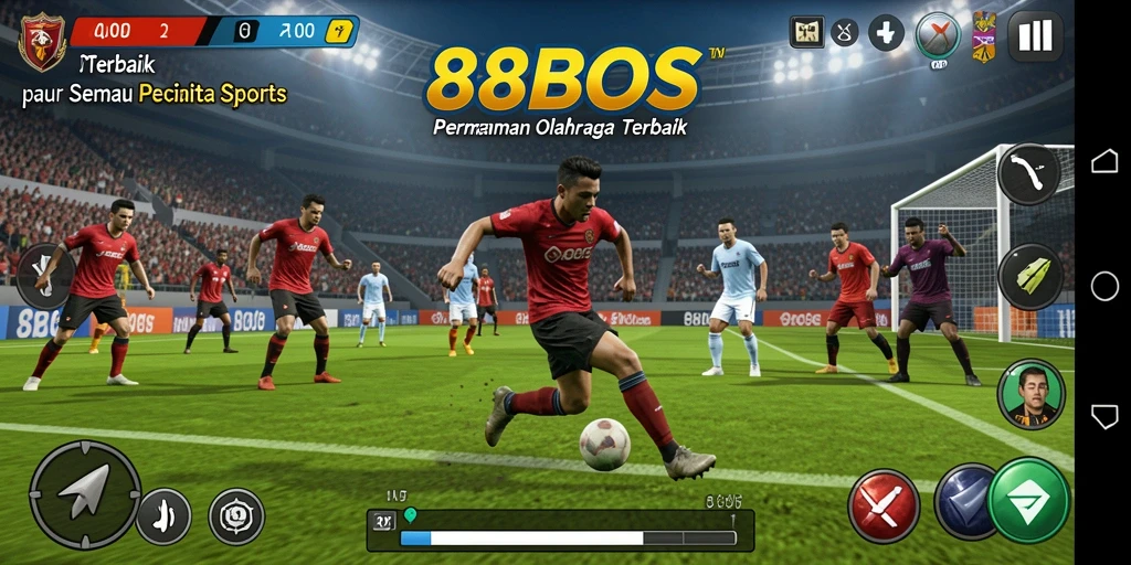 Tampilan gameplay seru dan dinamis dalam 88BOS.