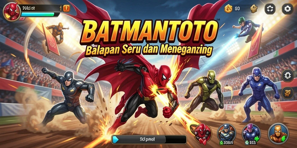 Screenshot gameplay menampilkan aksi balapan intens di lintasan