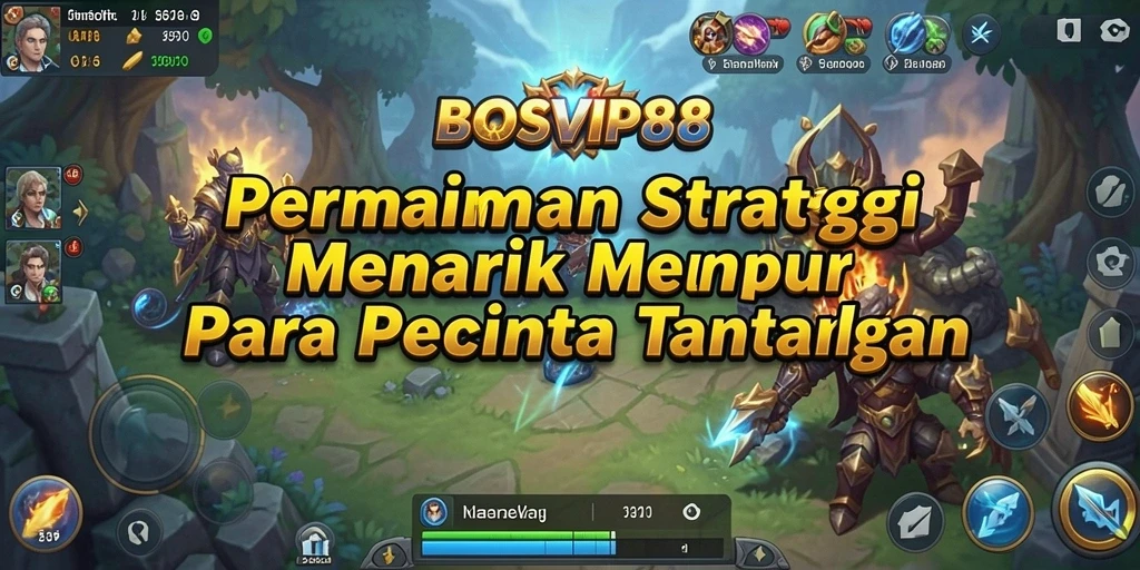 Tampilan gameplay menarik di BOSVIP88 dengan strategi yang kompleks.
