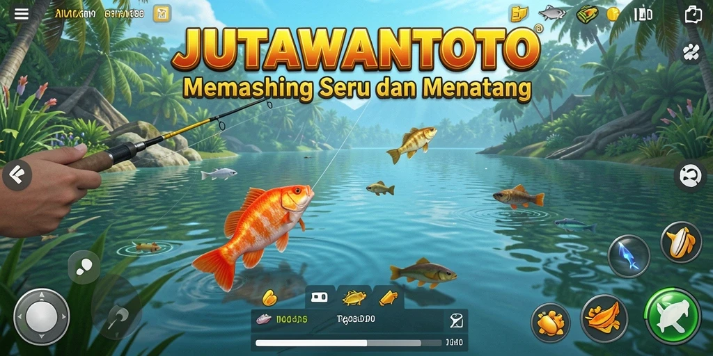 Tangkapan ikan besar dalam JUTAWANTOTO, nikmati sensasi memancing.