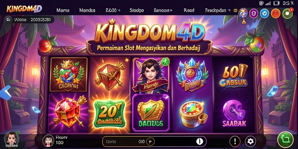 Tampilan menarik dari gameplay KINGDOM4D yang mendebarkan.