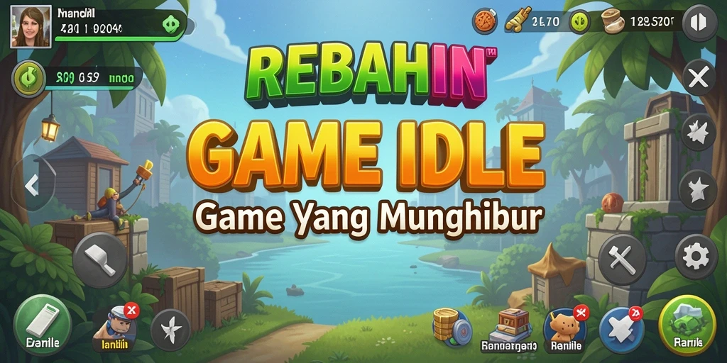 Screenshot gameplay REBAHIN yang menarik dan penuh warna.