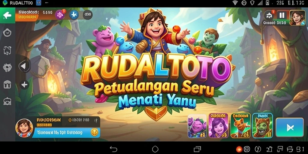 Screenshot utama RUDALTOTO menampilkan pemandangan luar biasa dalam gameplay petualangan.