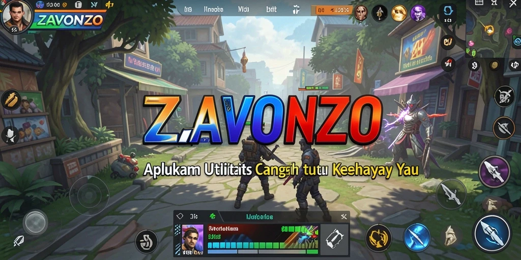Tampilan antarmuka pengguna ZAVONZO yang menarik dan fungsional.